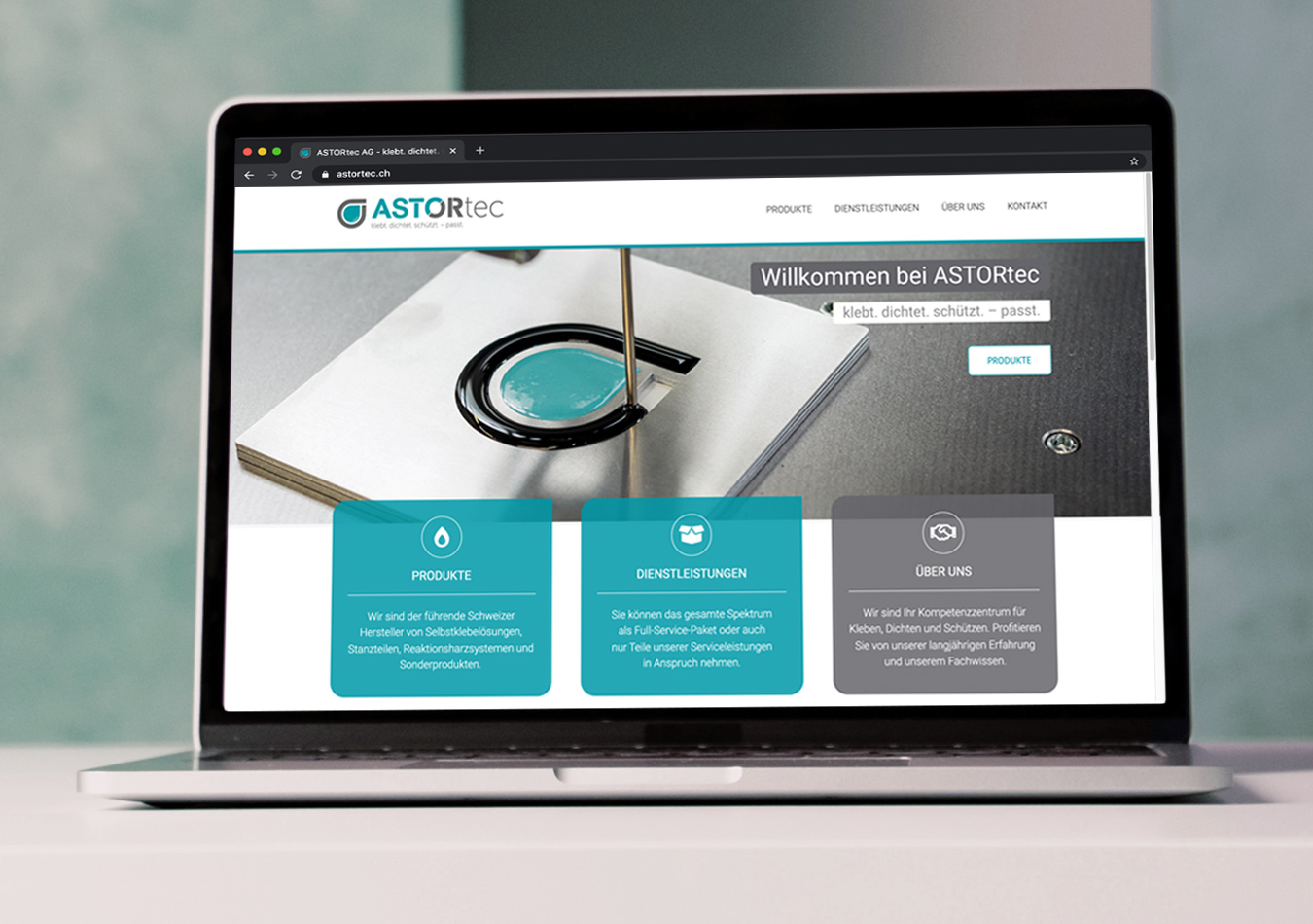 clever concept stellt ein Projekt vor: Projekt Corporate Design - ASTORtec - Website
